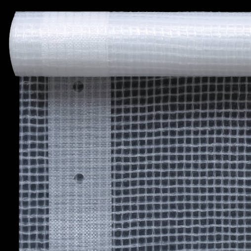 NNEVL Leno Tarpaulins 2 pcs 260 g/m&sup2; 3x3 m White