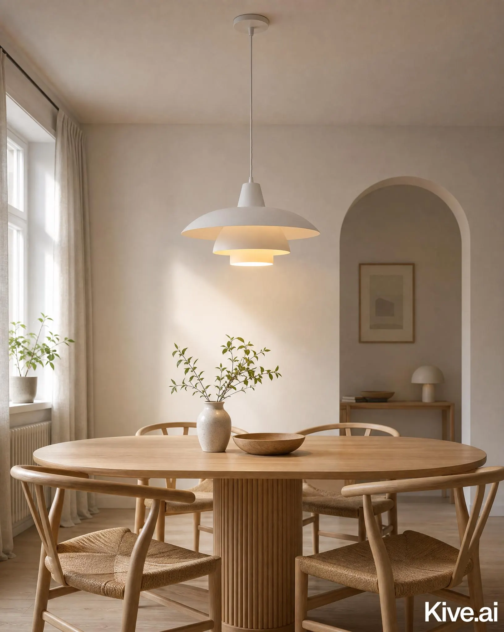 Tiered Scandinavian Pendant Light: Modern Nordic Style