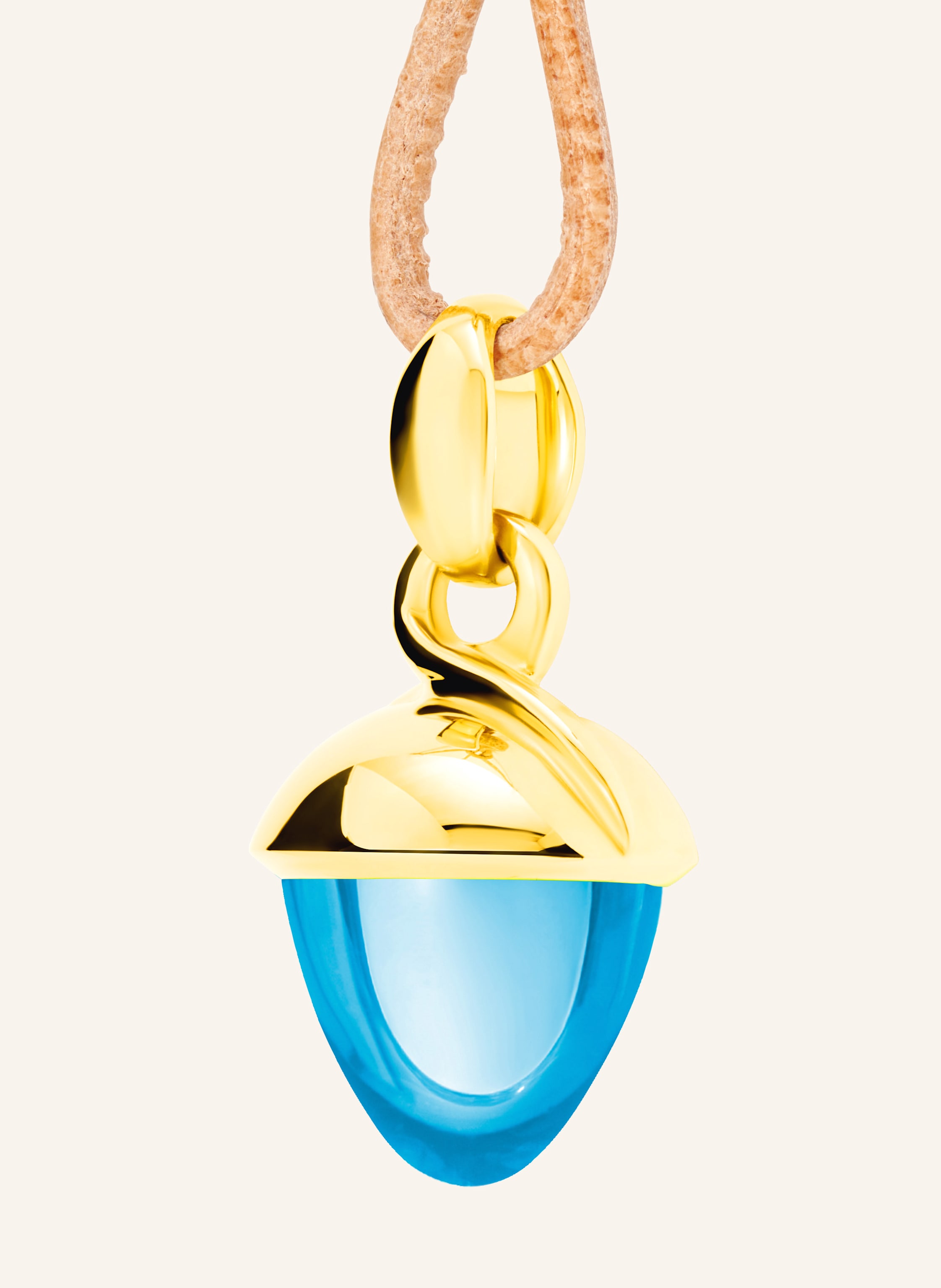 TAMARA COMOLLI Anhänger PENDANT MIKADO BOUQUET SWISS TOPAZ aus 18K Gelbgold mit Swiss Topas