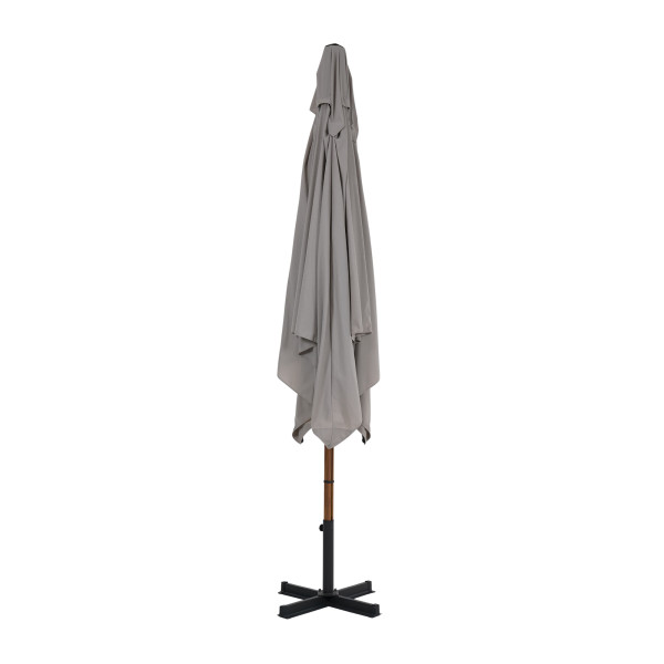 Parasol ogrodowy Taranto 4 x 4 m szary PATIO
