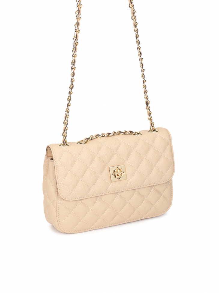 Quilted soft leather bag