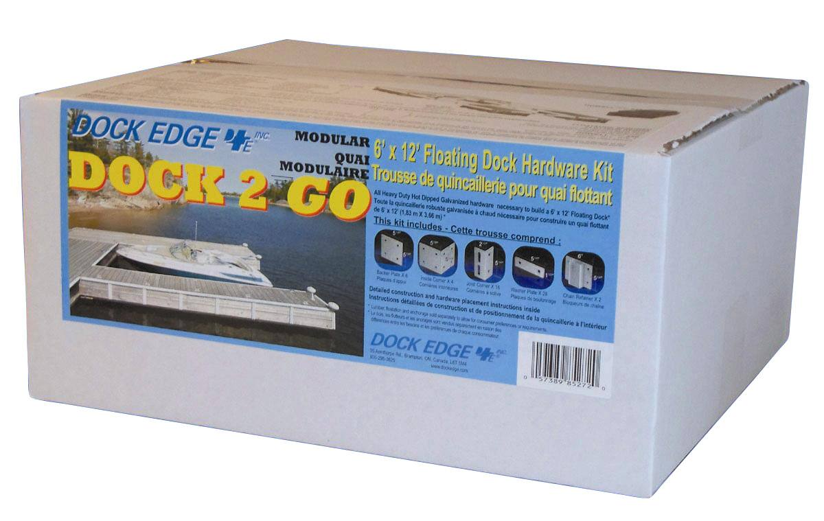 Dock Edge Floating Dock 2 Go Modular Dock Kit, 6 x 12-ft