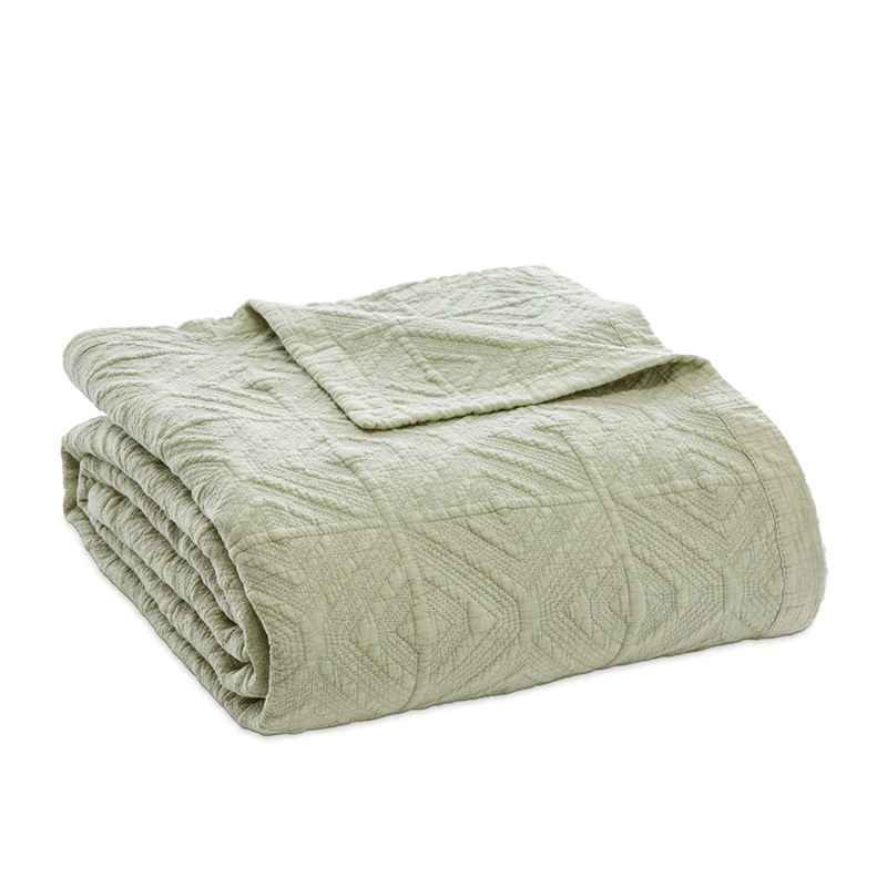 Stonewash Smoked Green Blanket