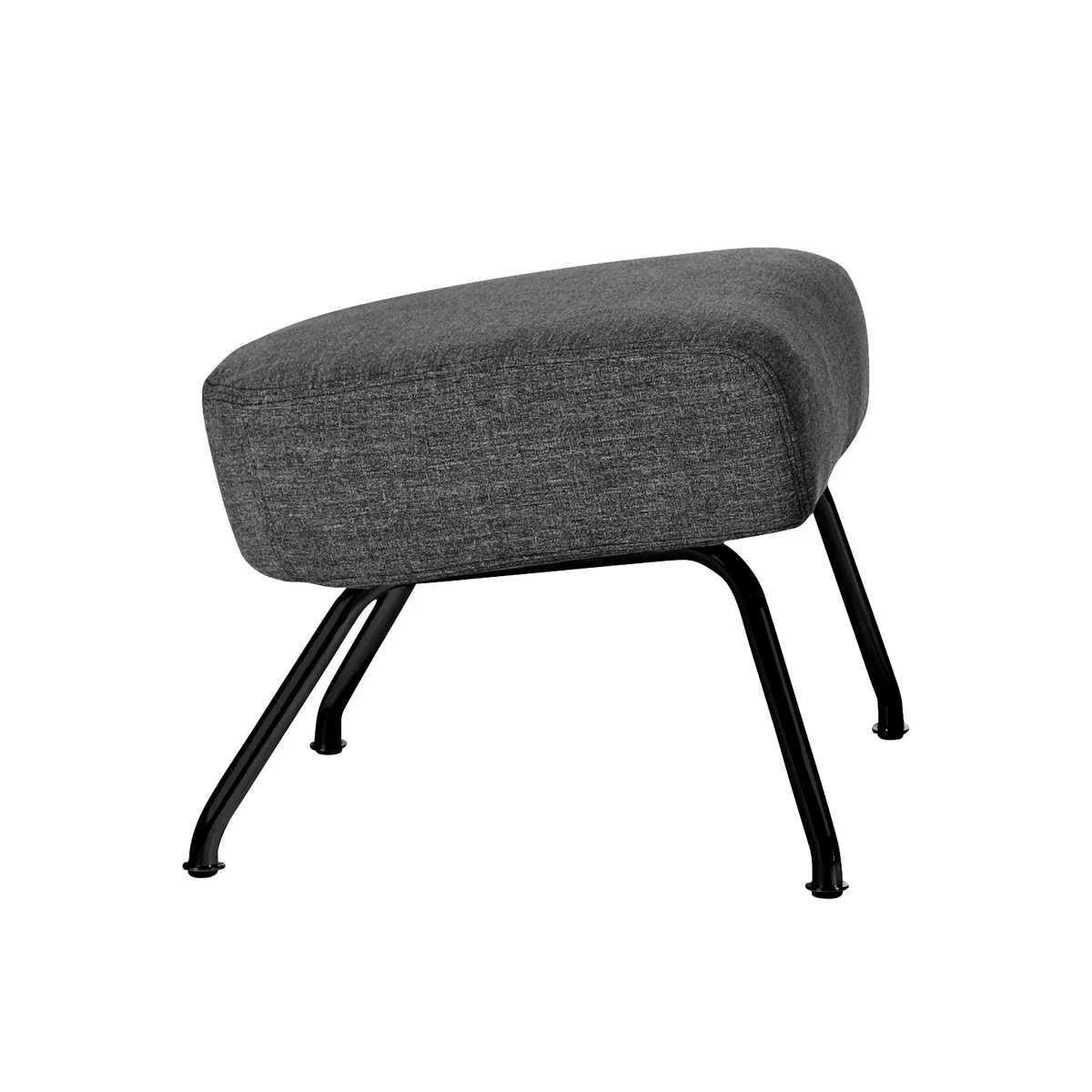 Softline - Havana Fußhocker, schwarz / Vision dunkelgrau (439)