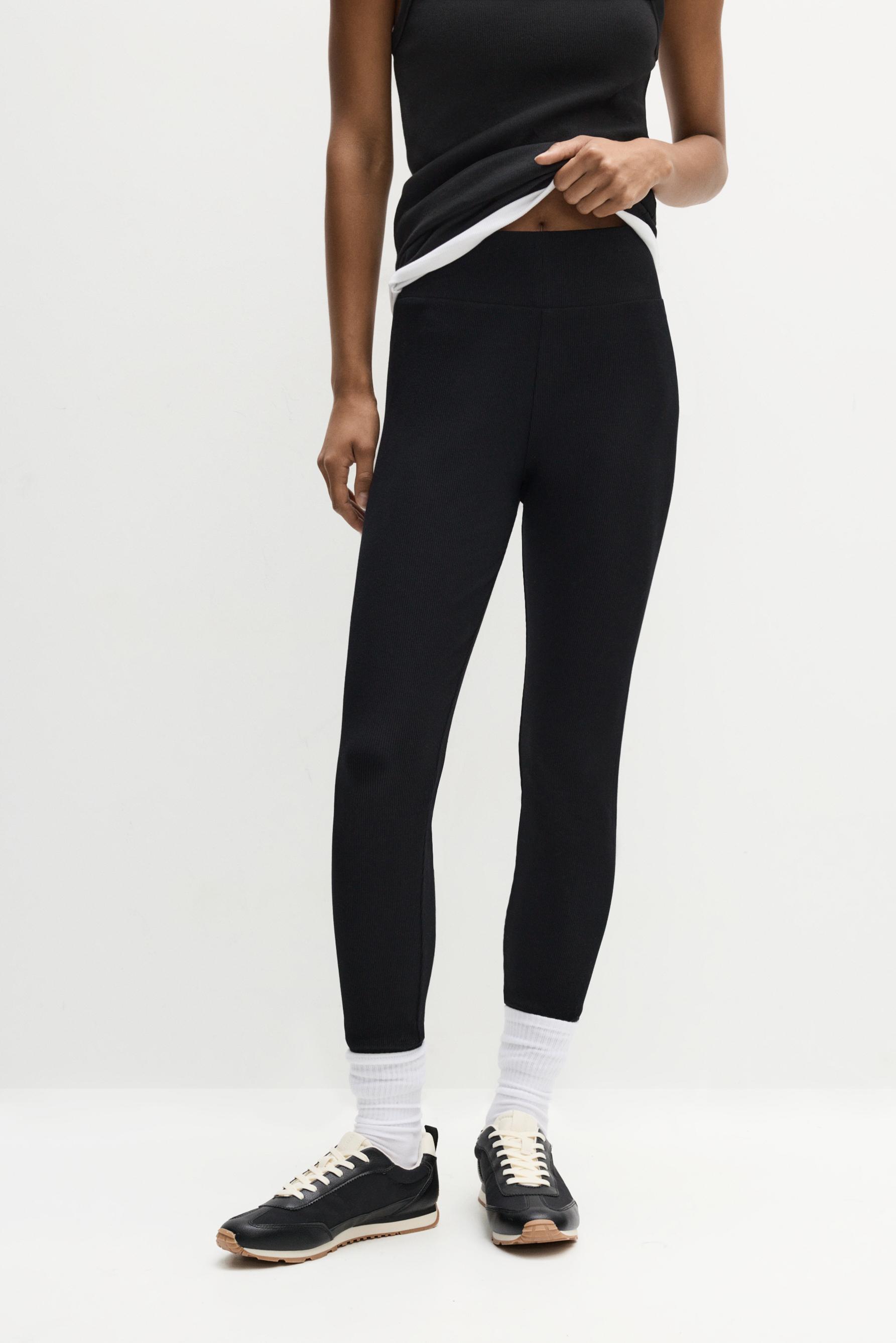 Legging cintura canalé