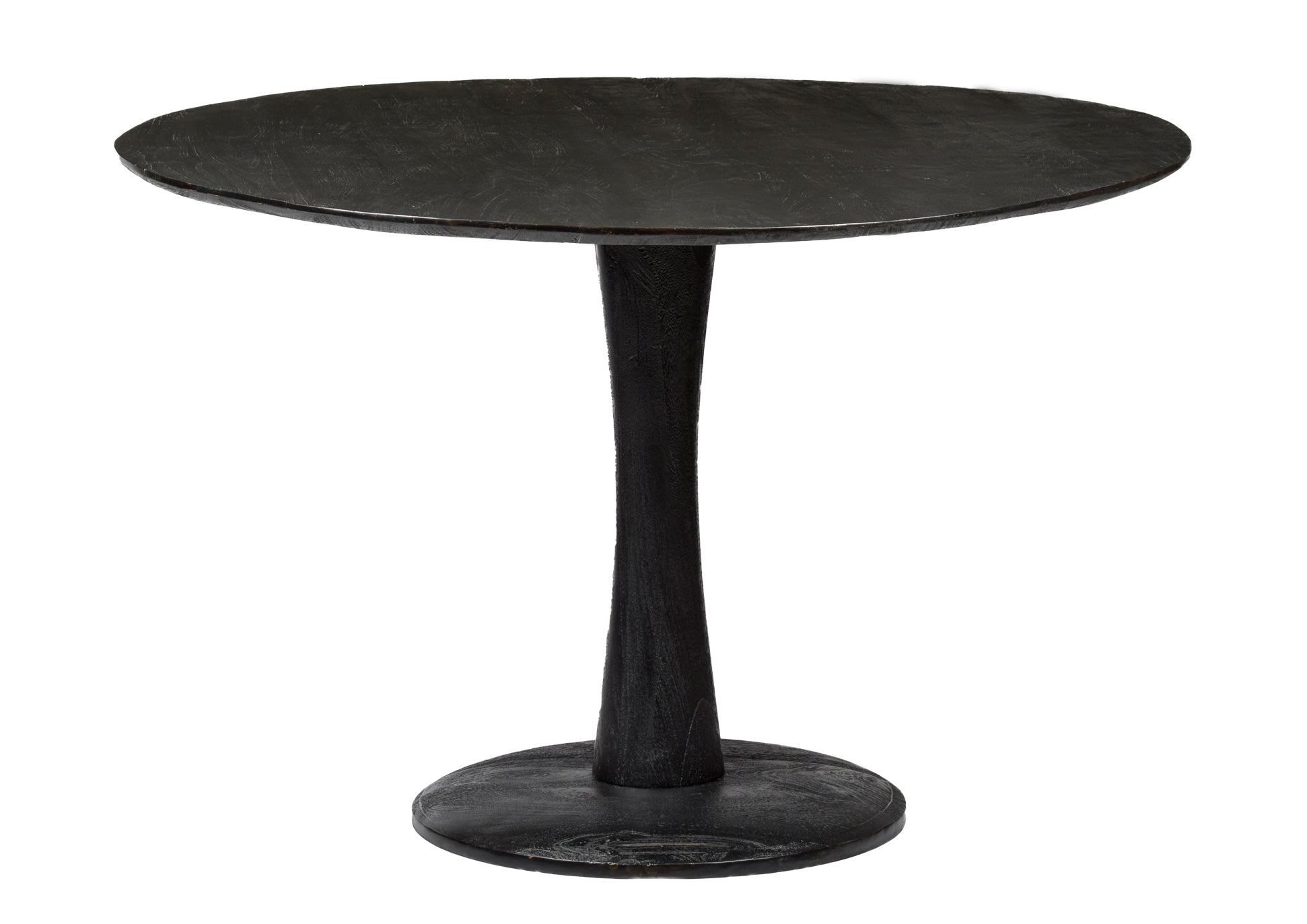Brix eetkamertafel Vivian - 120cm - mangohout - zwart