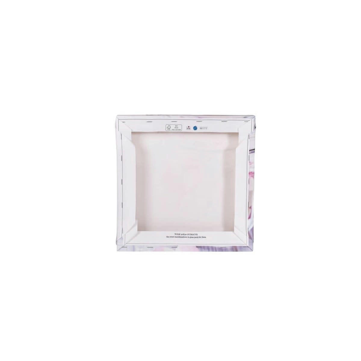 ROSES - Tableau sur toile roses 30x30cm