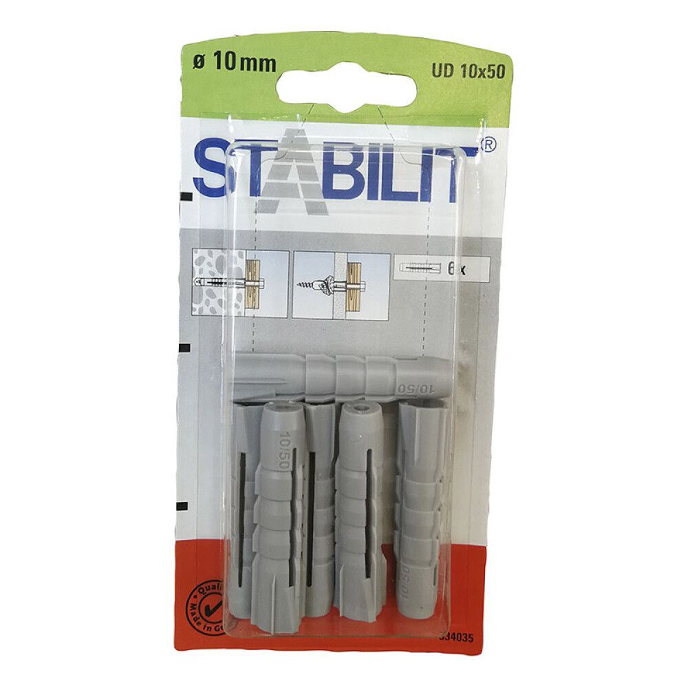 UNIVERSALPLUGG STABILIT 10X50 6-STK
