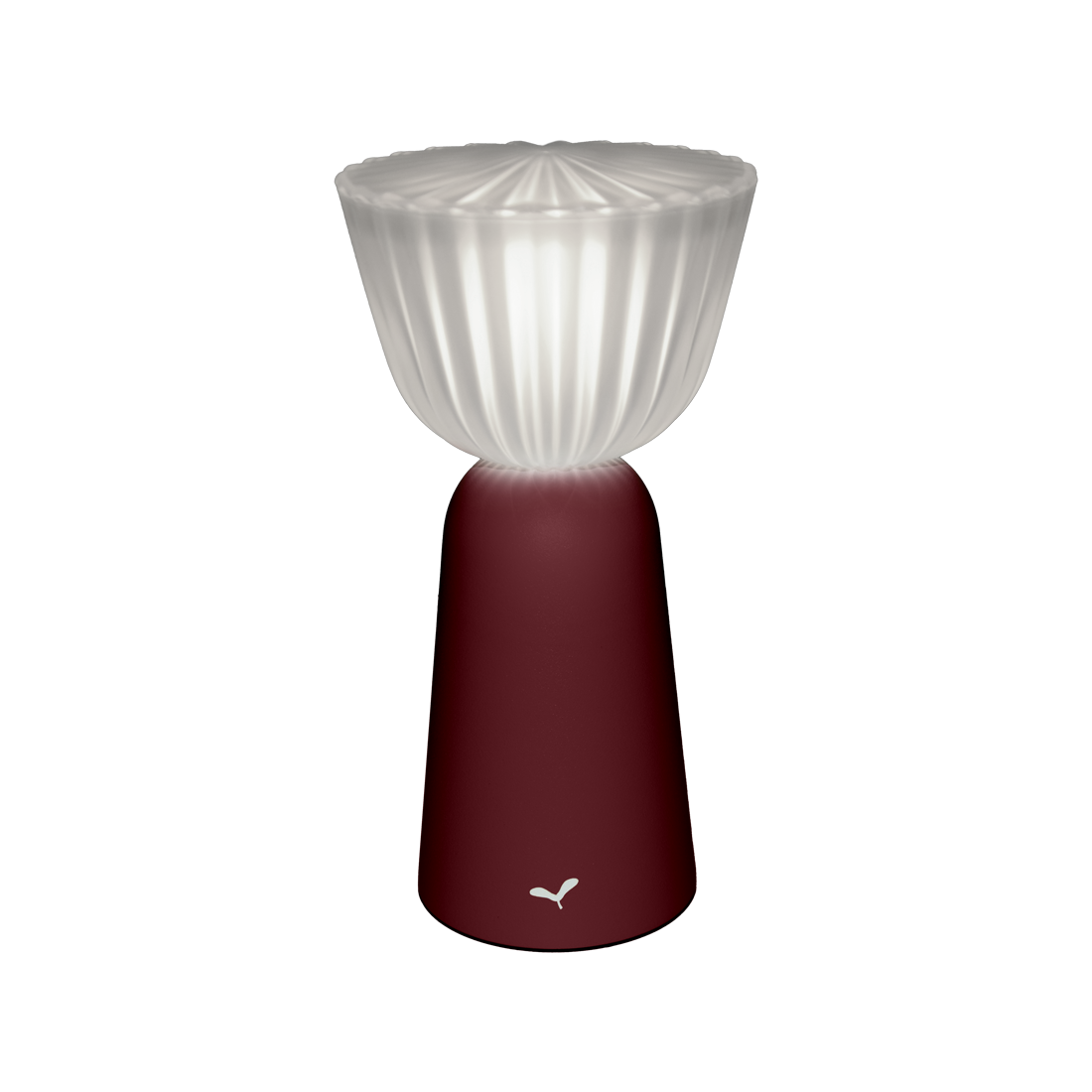 Fermob - Swiing - draadloze tafellamp - outdoor - H 20 cm - Cerise noi