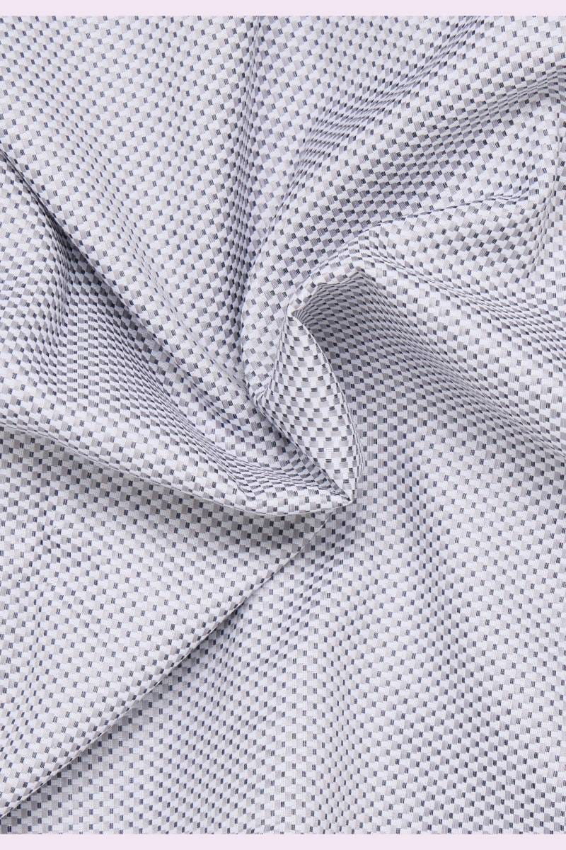 ETERNA 1863 Slim Fit Hemd silber, Strukturiert