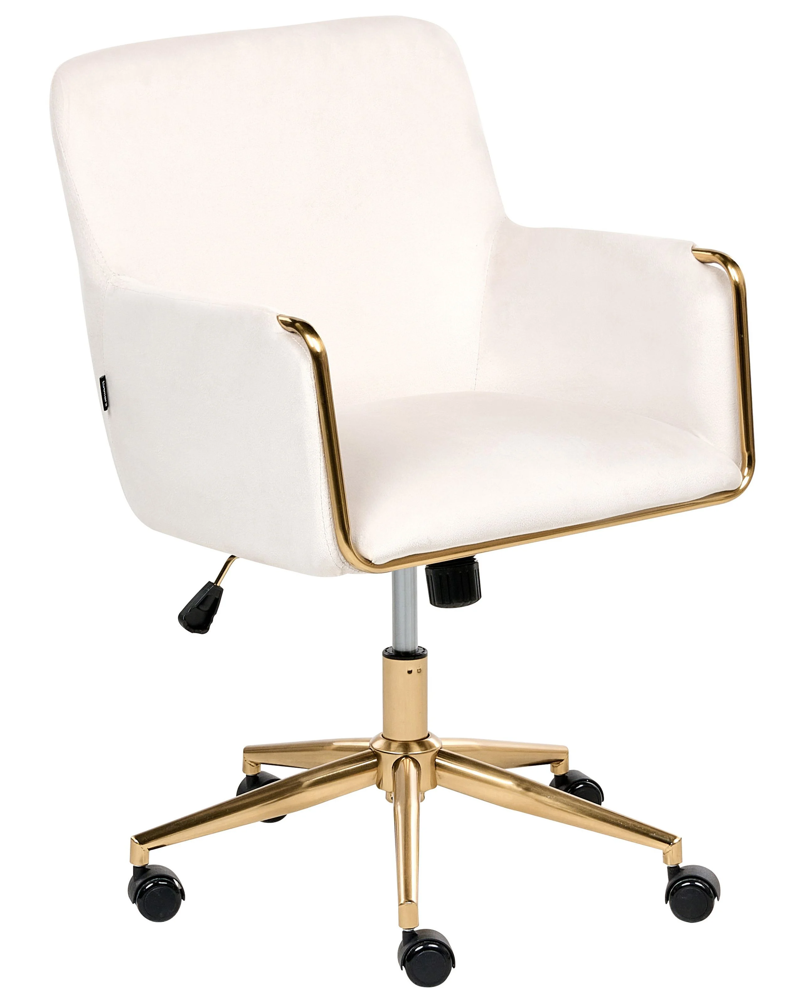 Krzesło obrotowe ALTONA Welur Złamana biel