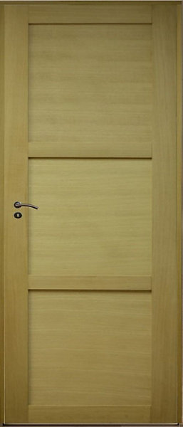 Bloc Porte Ayous 3 Panneaux H204 X L73 Cm Côte Tableau P.droit Gd Menuiseries