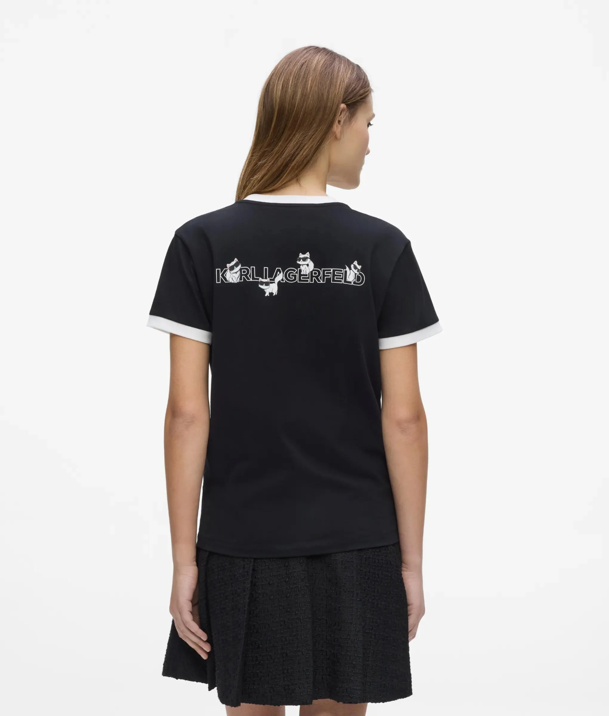 T-shirt Ikon Choupette à la coupe ajustée