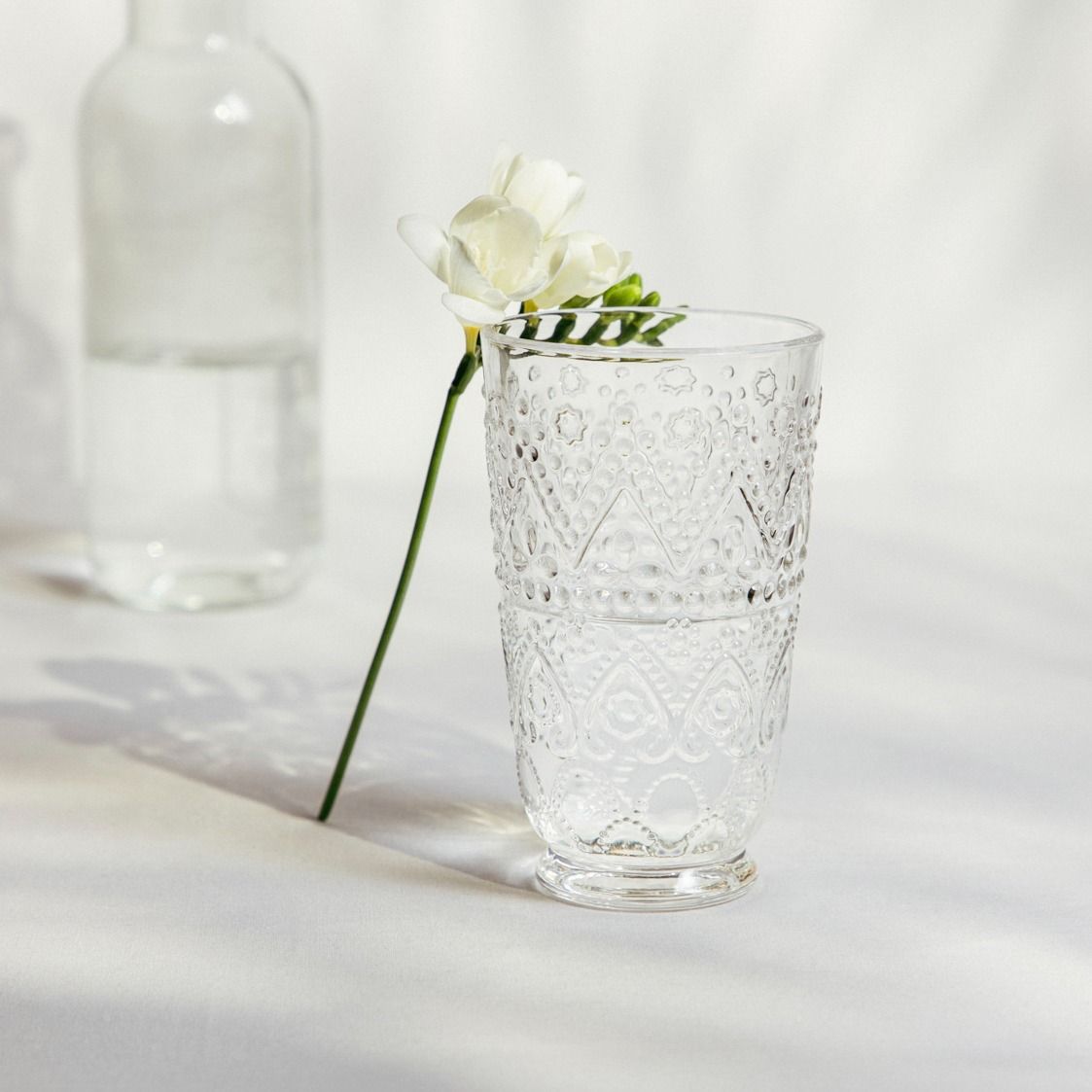 Szklanka MODELLO wzorzysta, wysoka 0,47 l