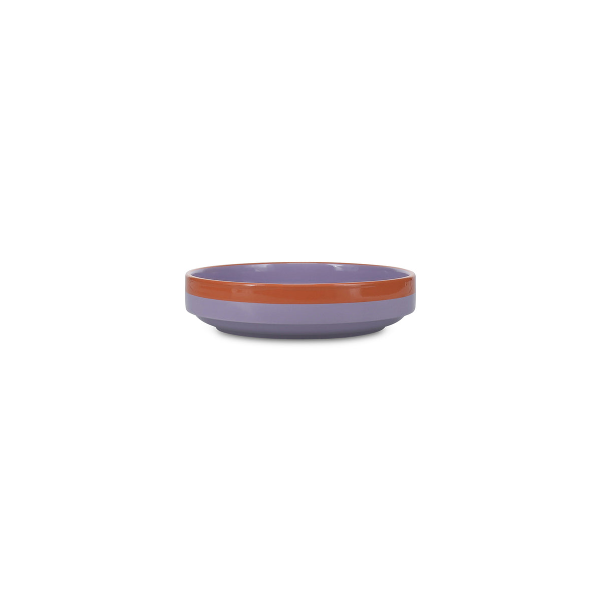 Ona - Kom 21x5cm paars/oranje Duo - Set van 2