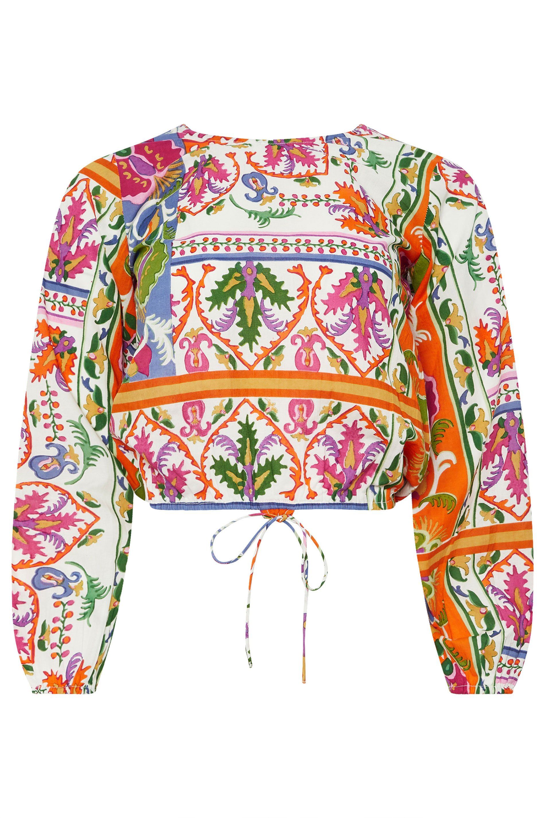 PixieGirl Petite Abstract Tile Print Top