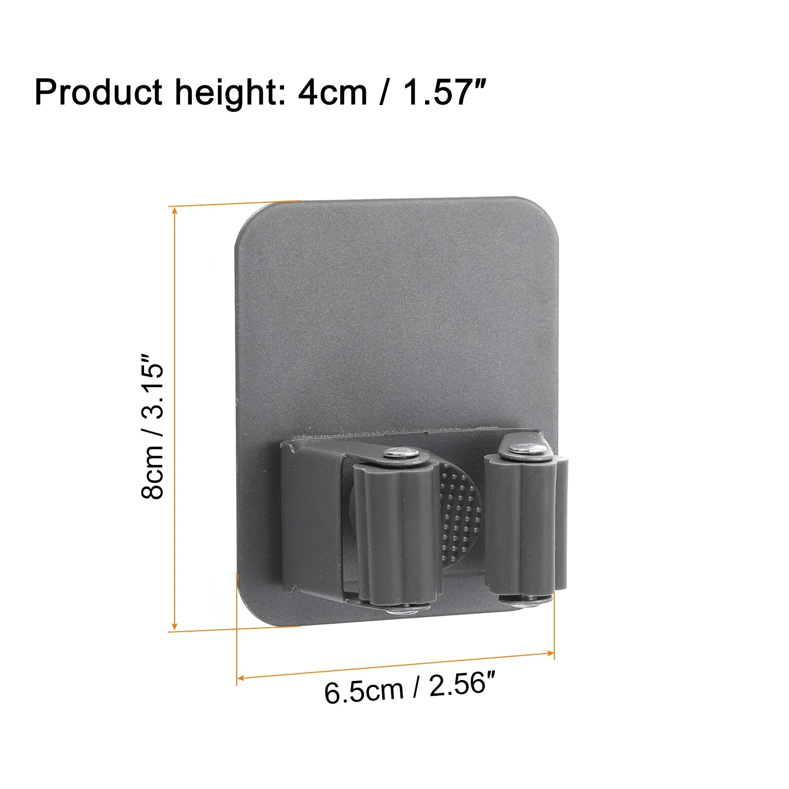 Mop Broom Holder, 304 Stainless Steel Mop Holder Adhesive Broom Hanger