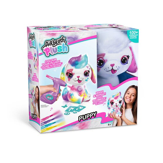 Airbrush Plush Puppy