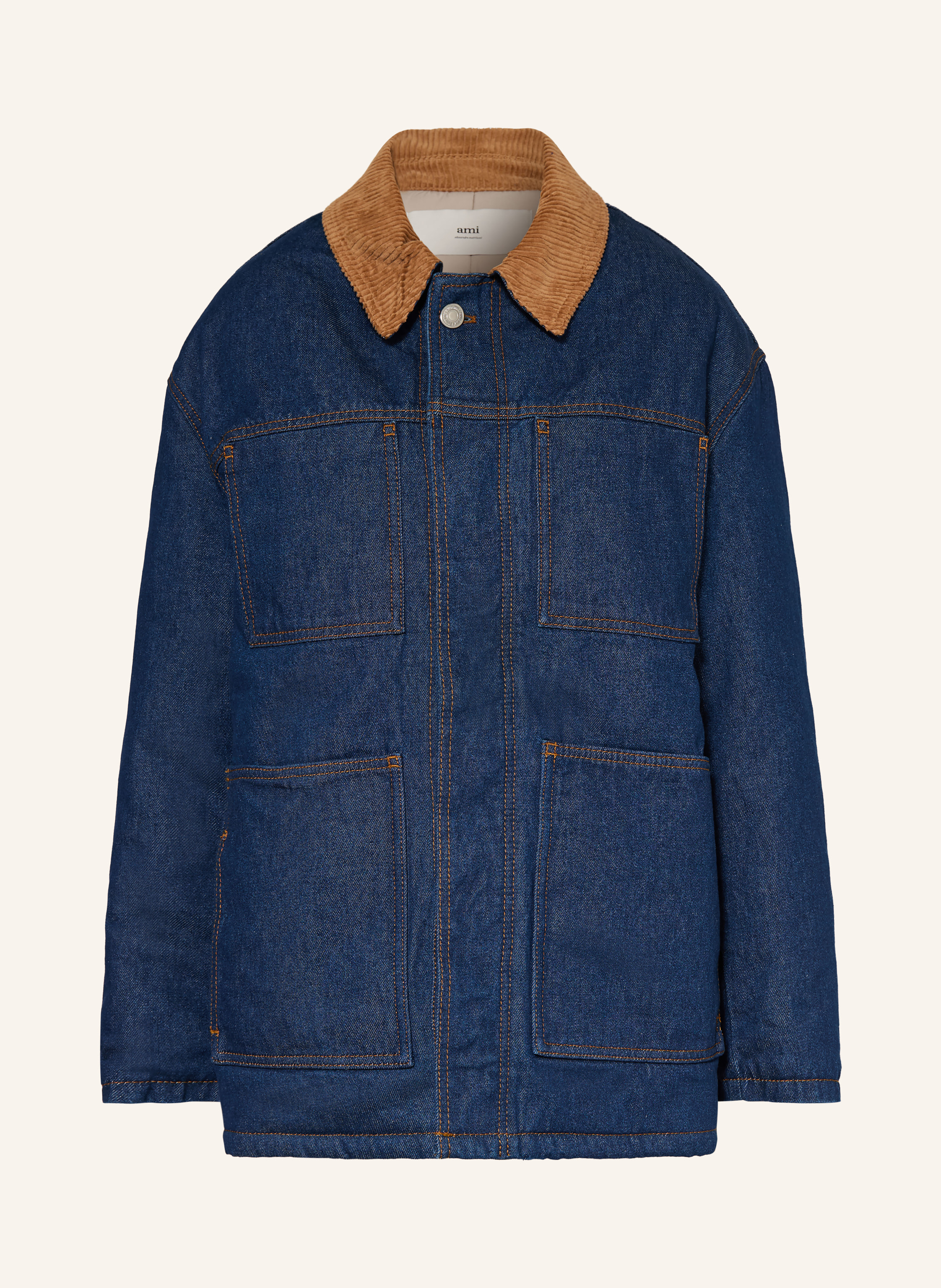 Ami Paris Oversized-Jeansjacke