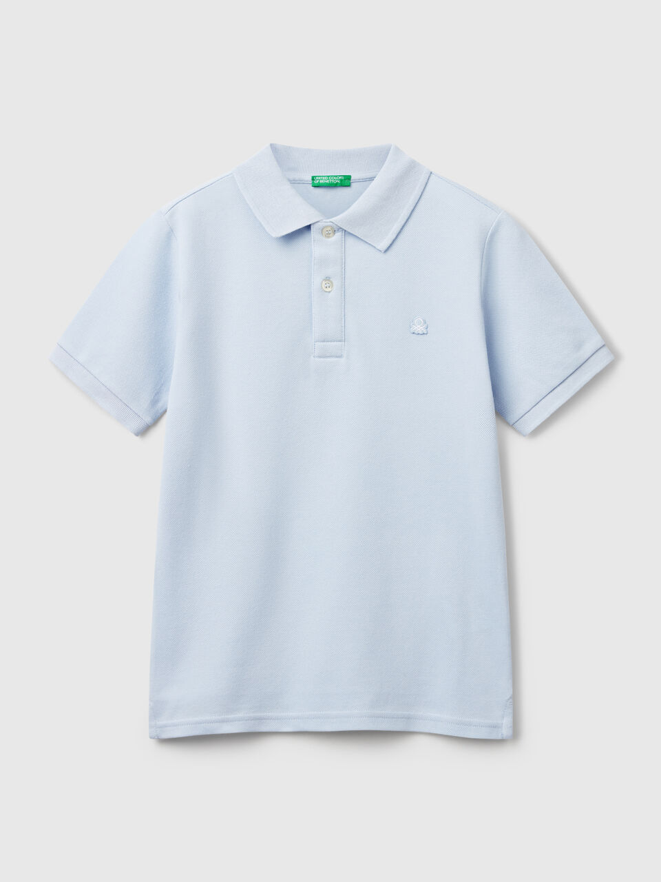 Slim fit polo in pure cotton