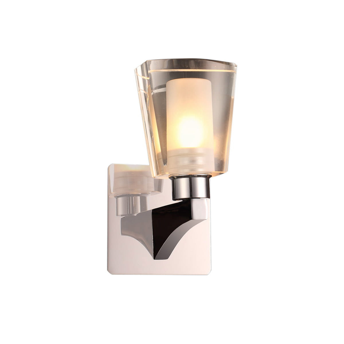 Kinkiet transparentny LAURINE 1xG9x28W wym:14x8x12cm IP44 Italux