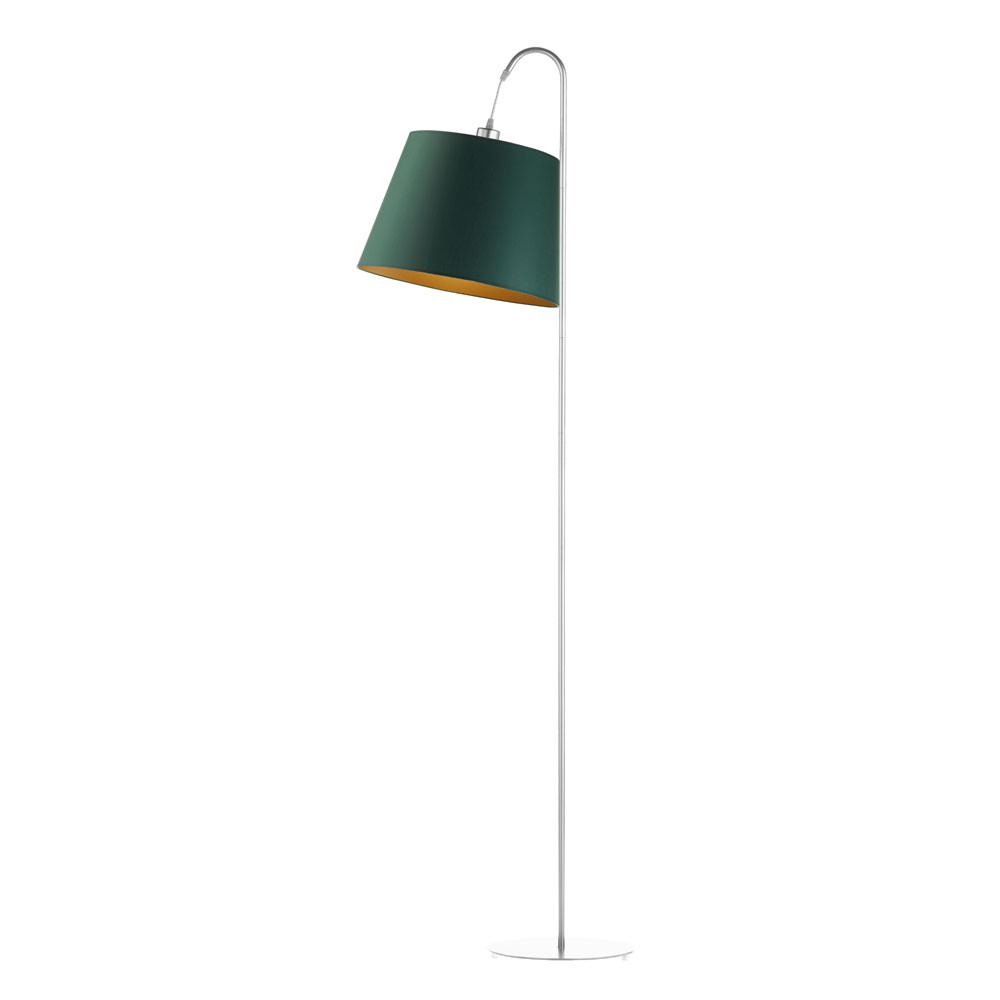 Lampa podłogowa TALLIN GOLD do czytania CHROM