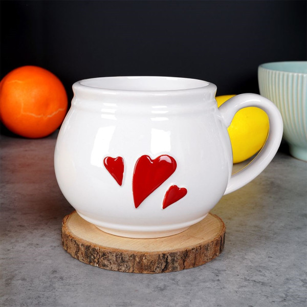 Kubek ceramiczny do kawy herbaty wina grzanego 430 ml