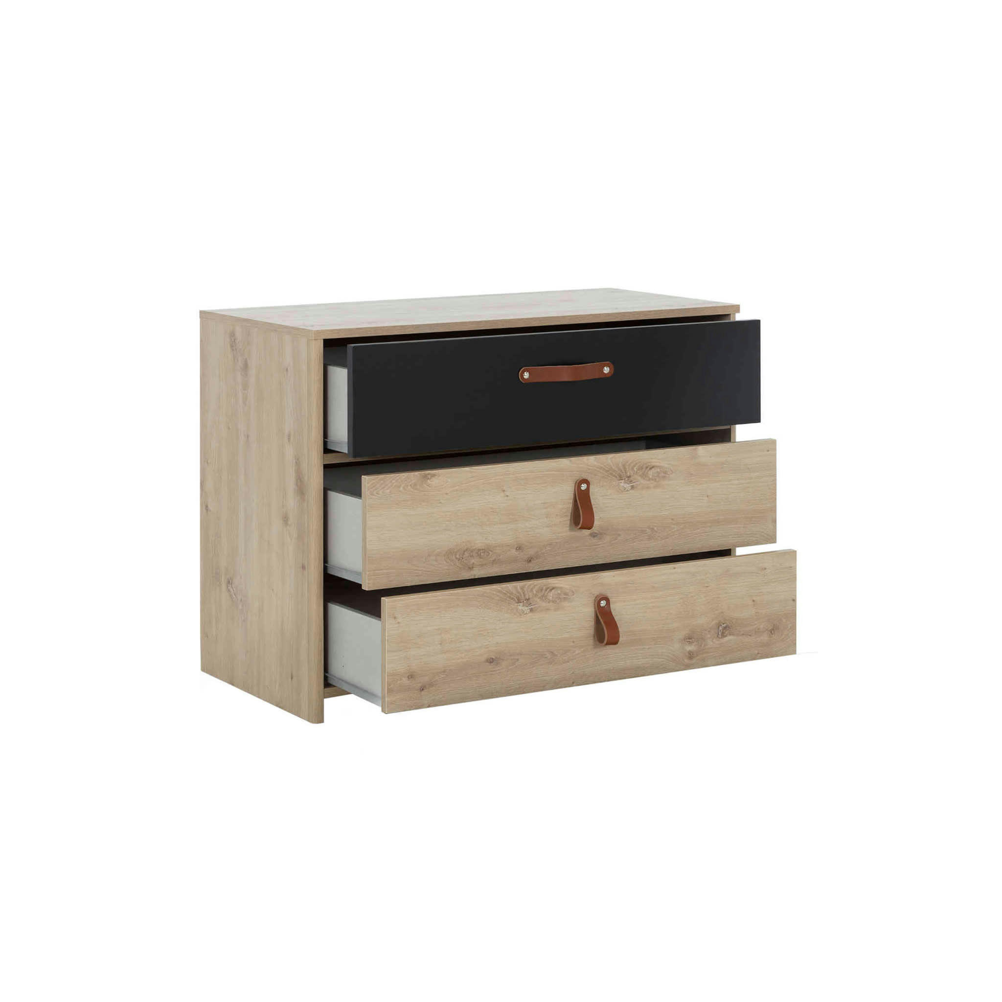 - Commode 3 tiroirs naturel