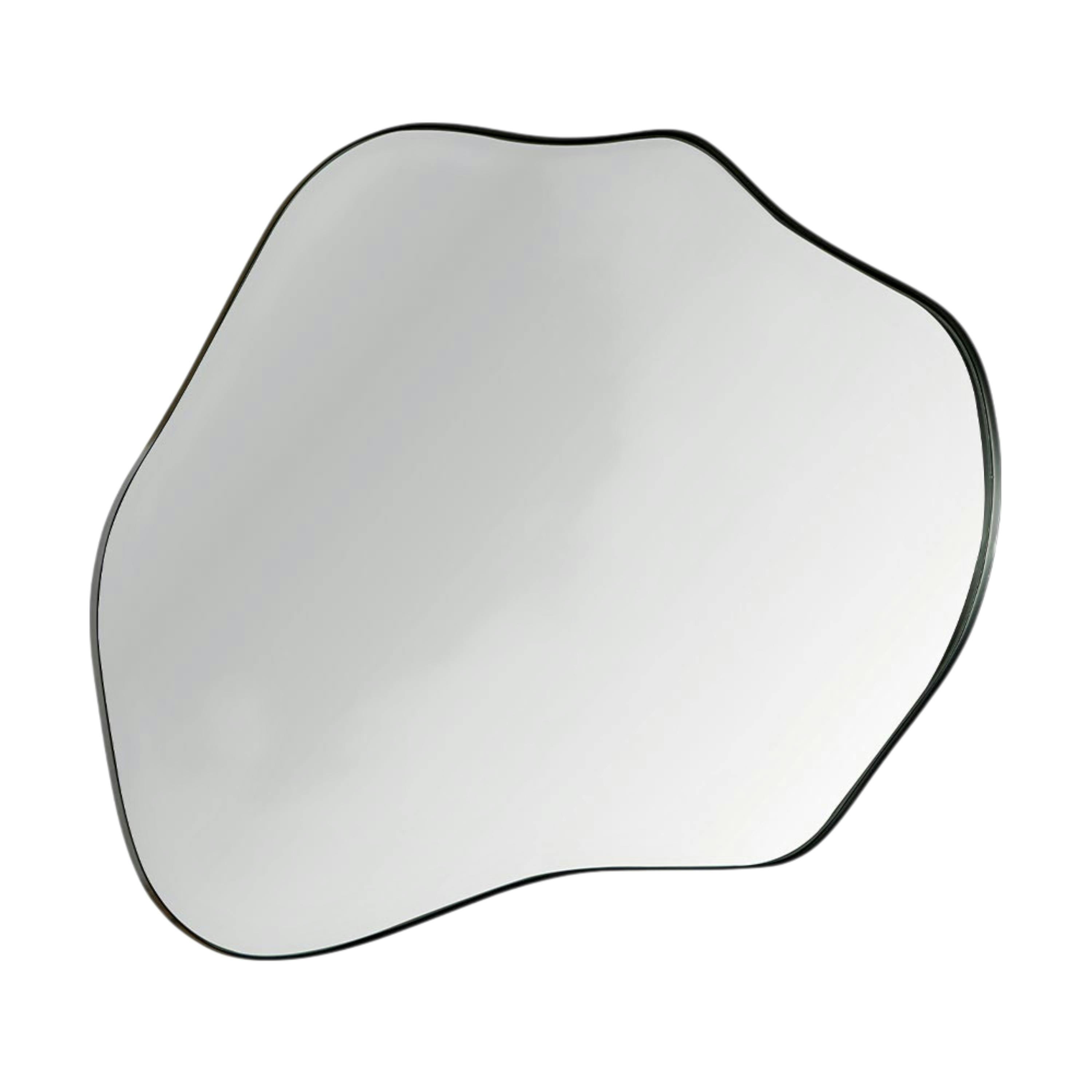 Miroir design organique - bords noirs BRIG