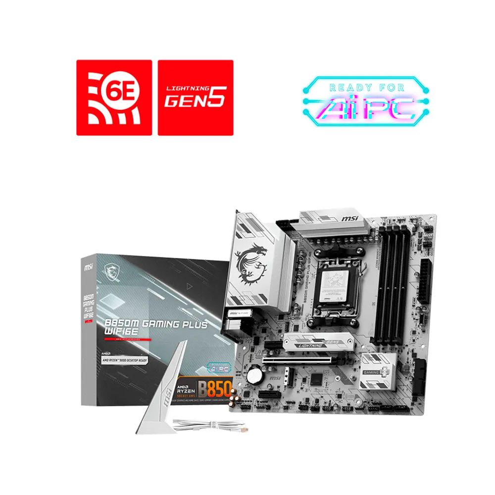 MSI B850M Gaming Plus WiFi 6E motherboard