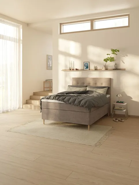 Sengegavl 140x124cm NISA brun-92