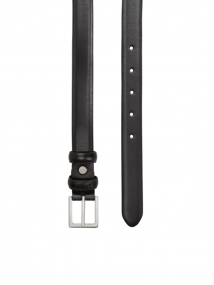 Women's full grain leather dress belt