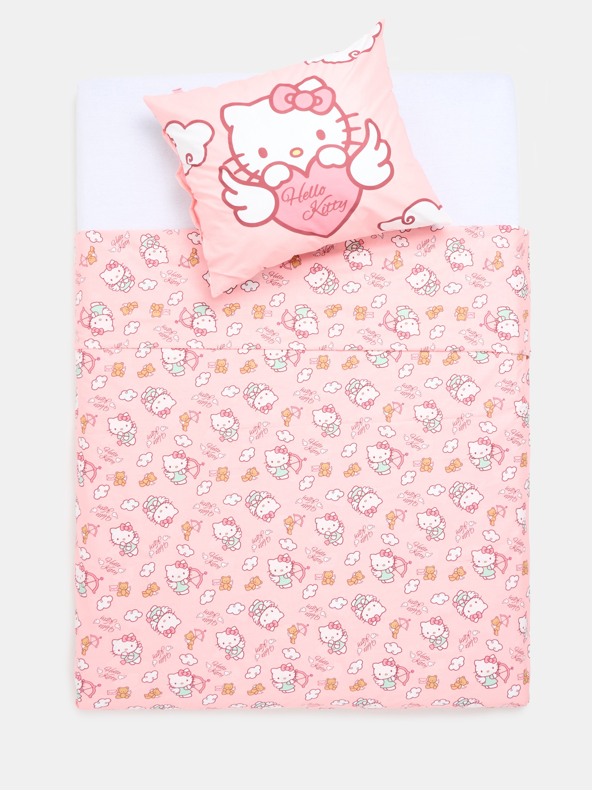 Komplet bawełnianej pościeli Hello Kitty