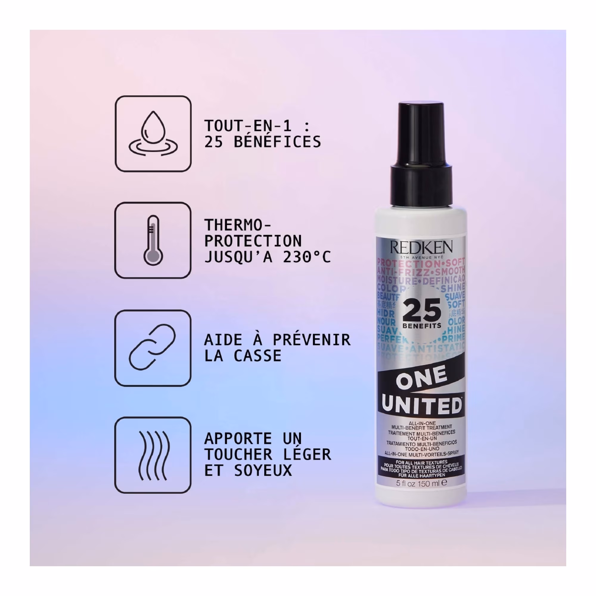 ONE UNITEDSpray Multi-Bénéfices sans rinçage