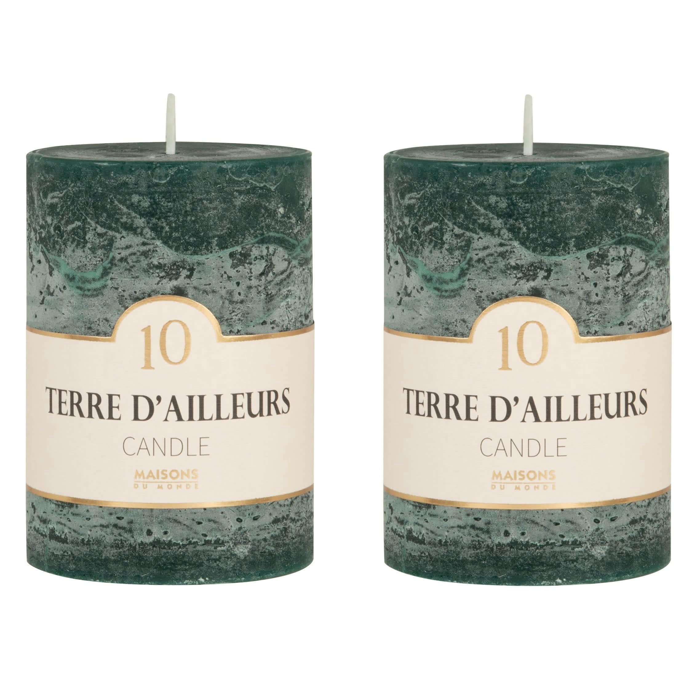 COLORAMA - Bougie parfumée bleu canard H10, 330g