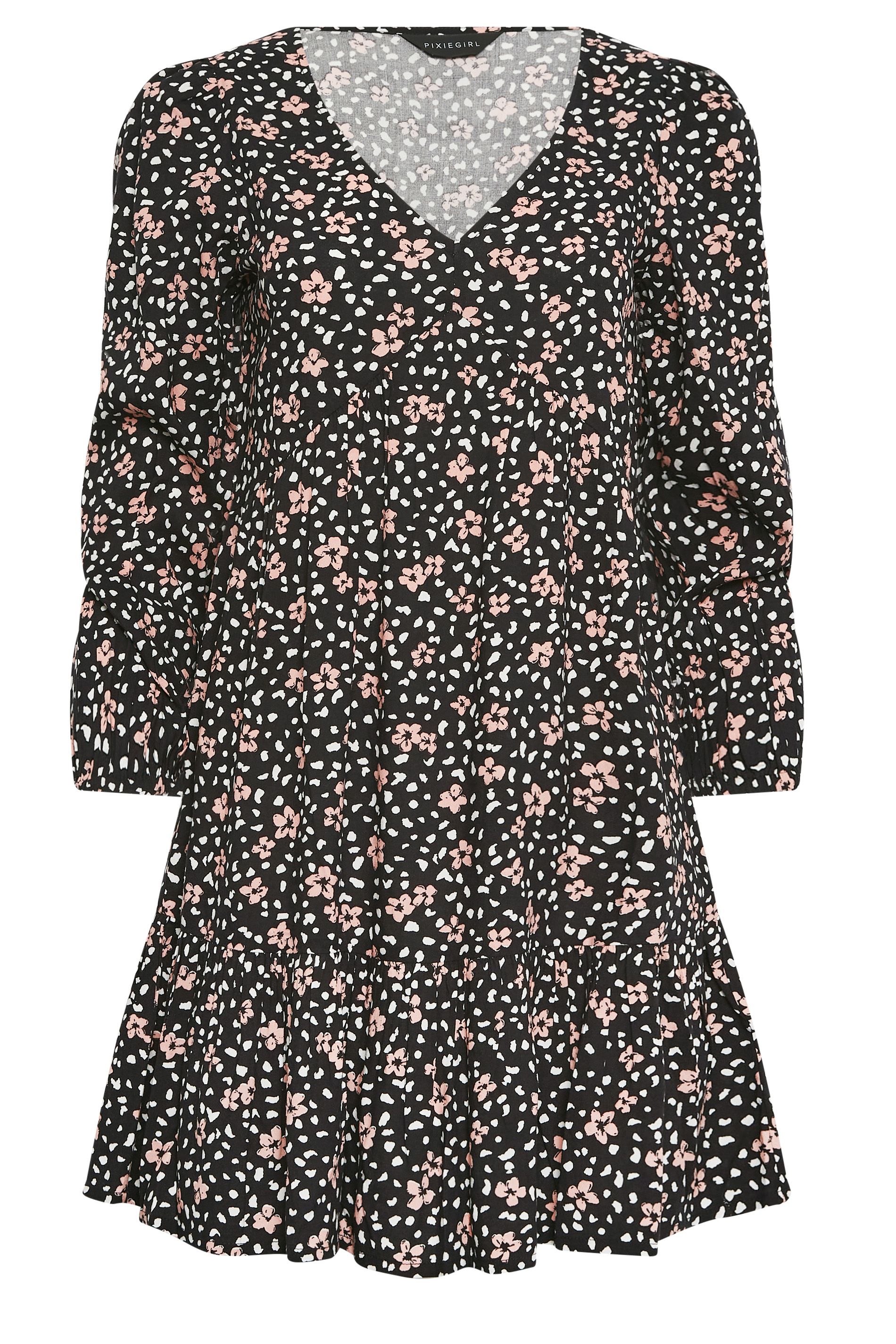 PixieGirl Petite Long Sleeve Smock Dress