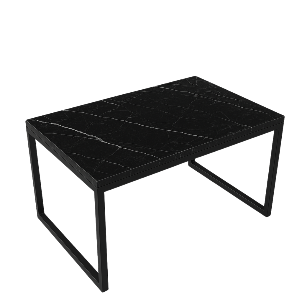 Stolik Kawowy z Marmurem Nero Marquina PREMIO - 11