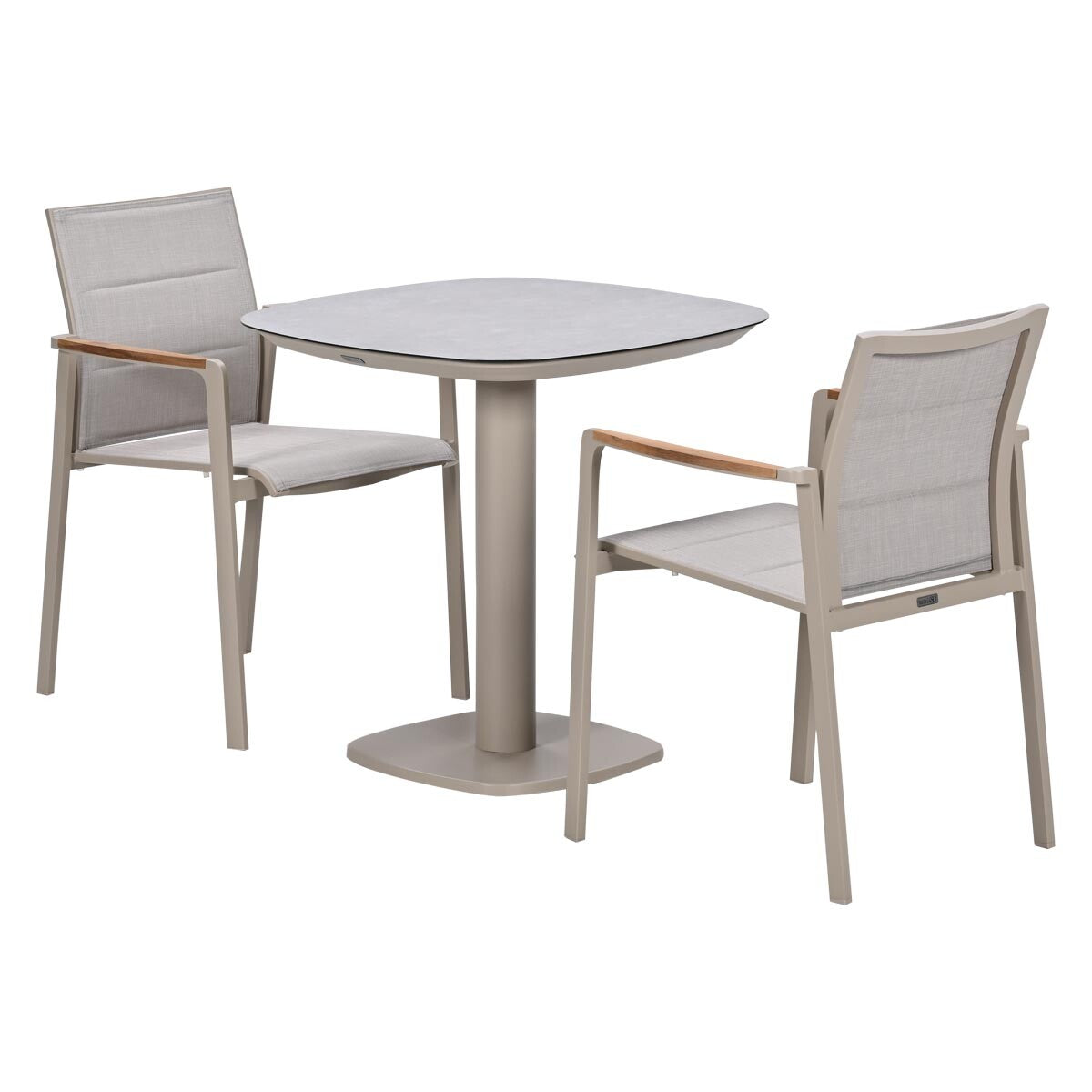 Taste by 4 Seasons tuinset Cortina 3-delig latte - Manolo 75x75 cm
