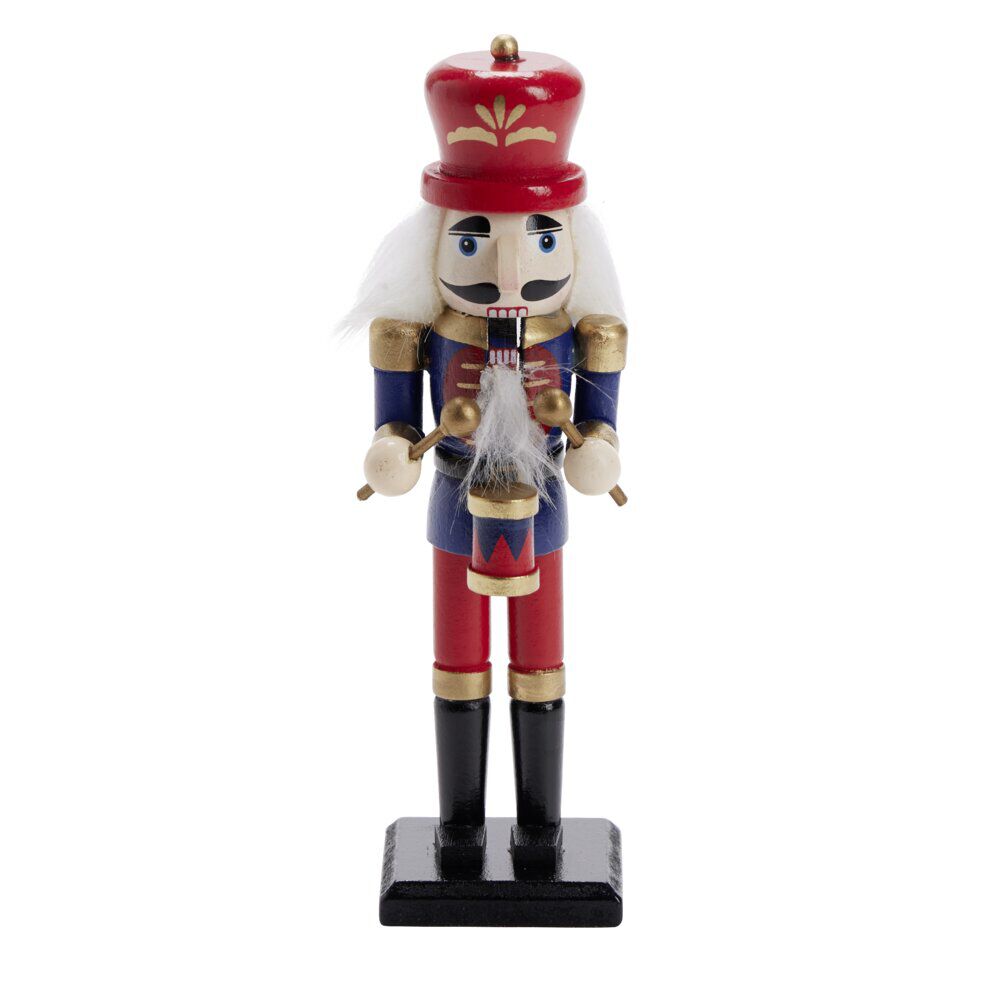 Figurine Casse-Noisette No&euml;l en bois à poser 6x5xH18cm (3 modèles)