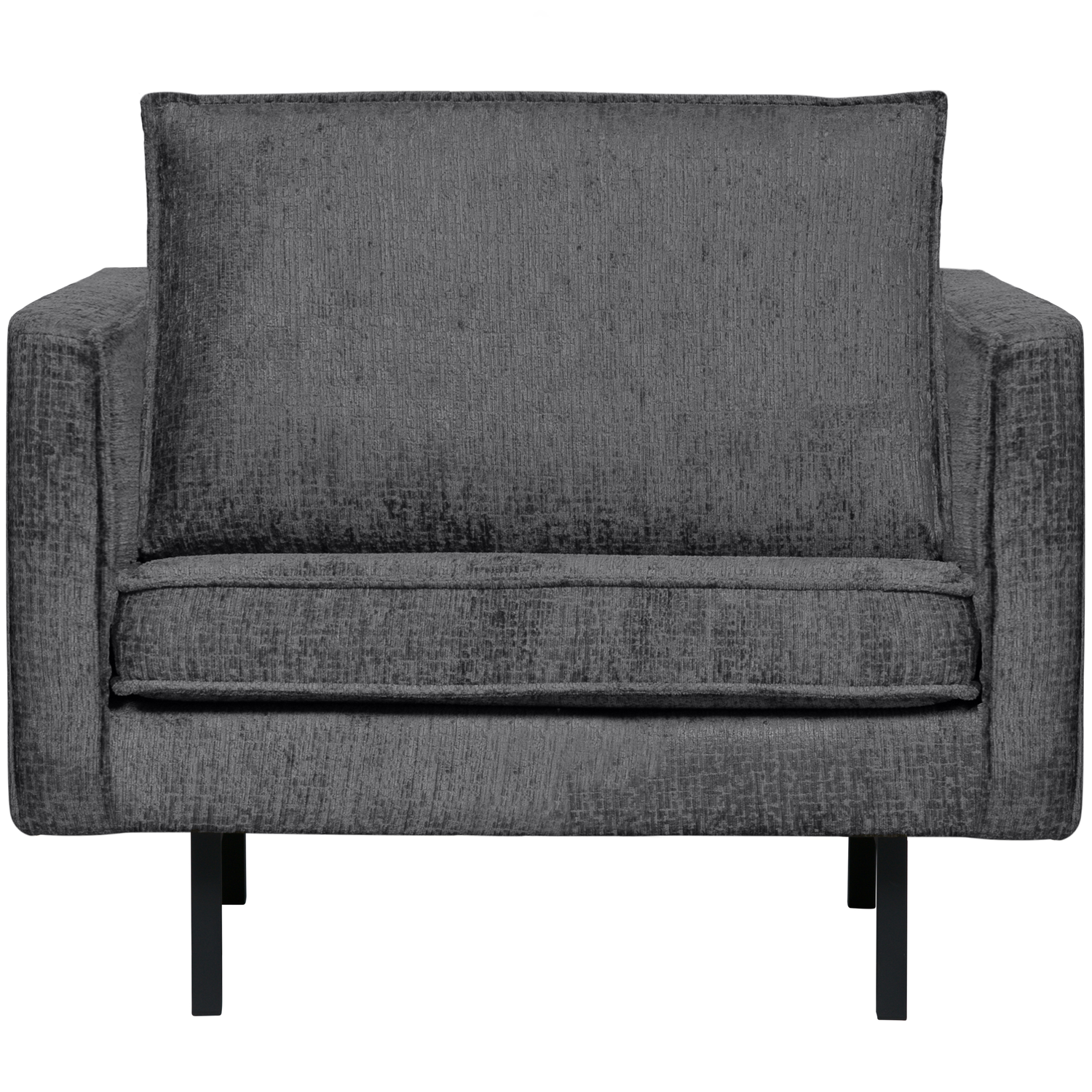 WOOOD fauteuil Rodeo - Structure Velvet - Mountain - 85x105x86