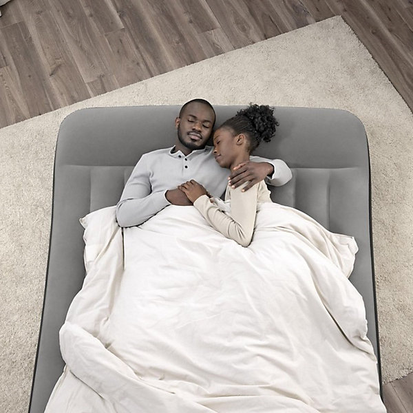 Bestway Matelas gonflable 2 personnes avec pompe électrique USB intégrée