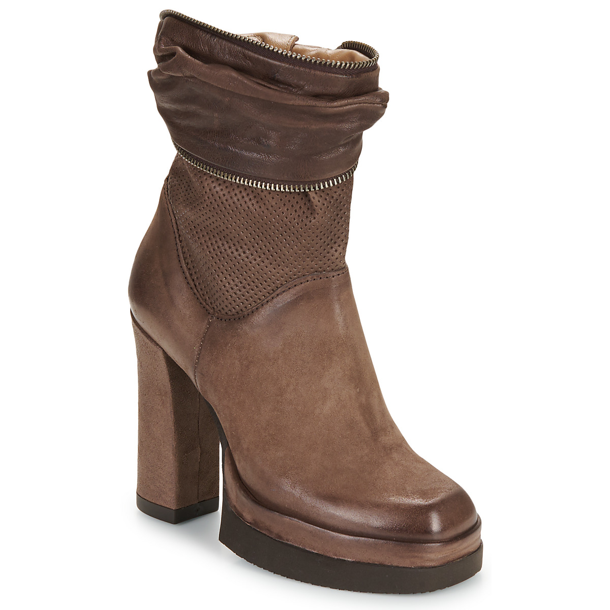 Airstep / A.S.98 - BLOC ZIP - Brown