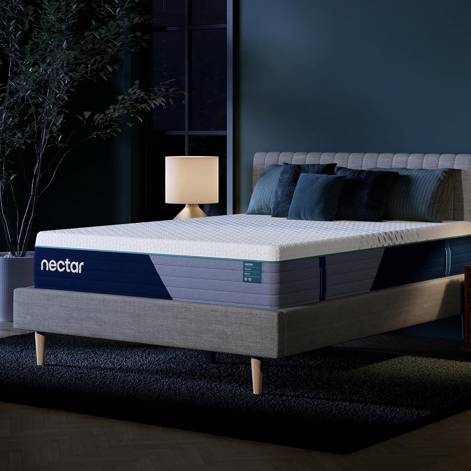 Nectar Premier Hybrid 13” Full Mattress - Medium Firm - Memory Foam & Innerspring Coils - Cooling Upgrade - Back Pain Relief - Mattress in a Box - 365-Night Trial & Forever Warranty