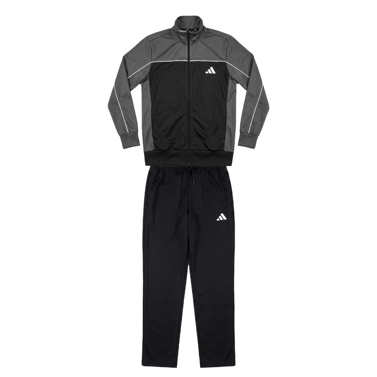 adidas - Kids Tricot Colour Pop Track Suit - Grey