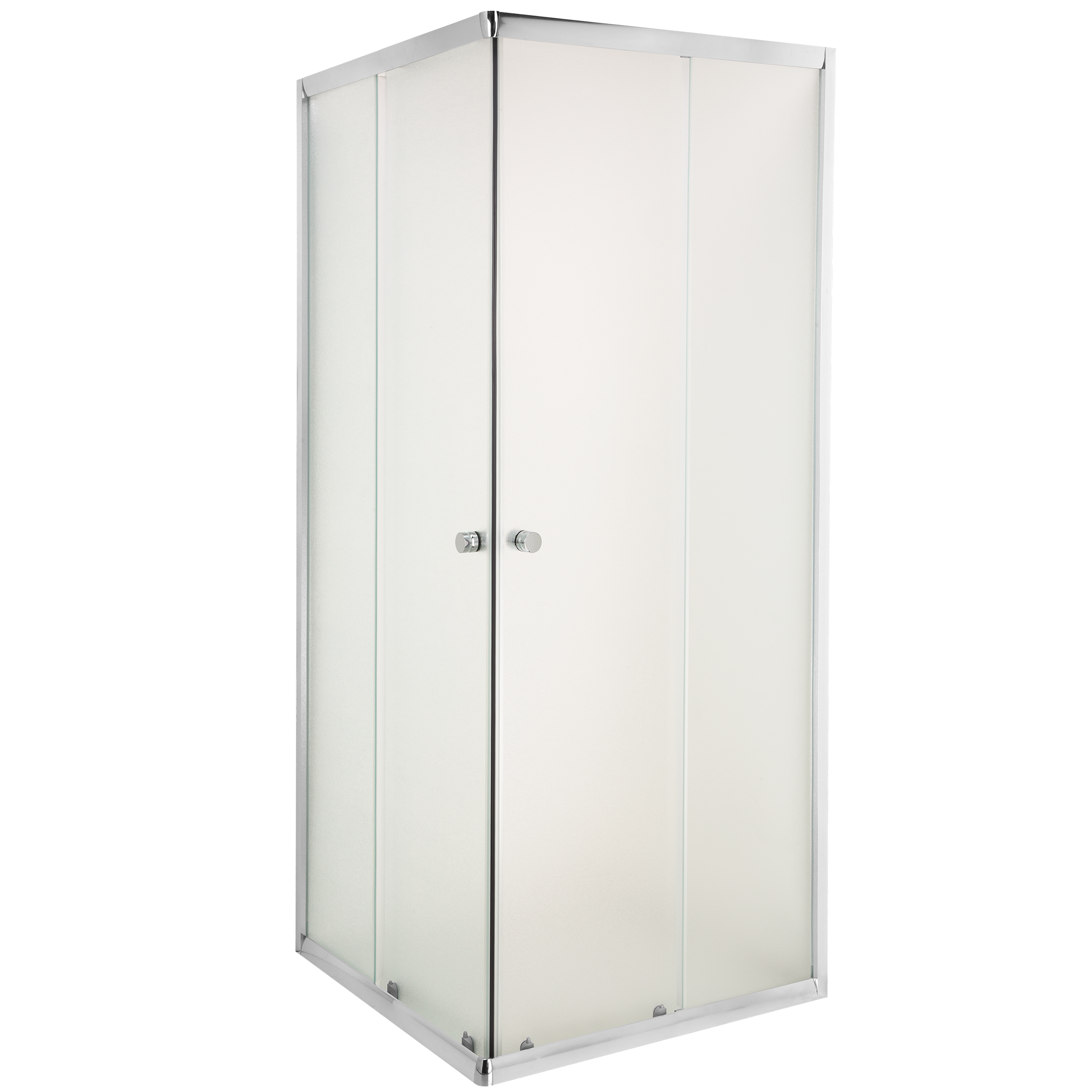 Kabina prysznicowa Invena Parla90 x 90 cm szkło mrożone
