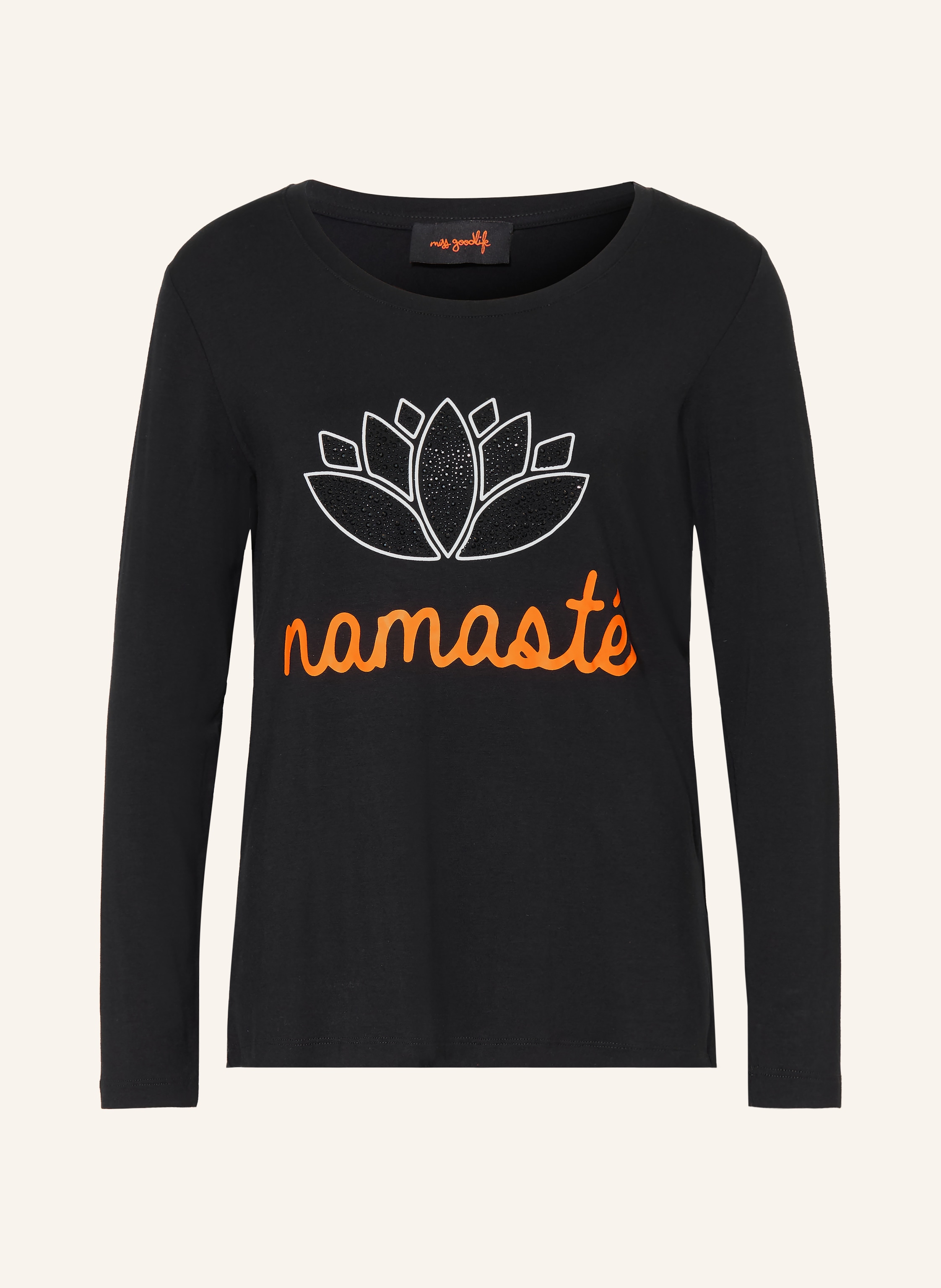 miss goodlife Longsleeve mit Pailletten