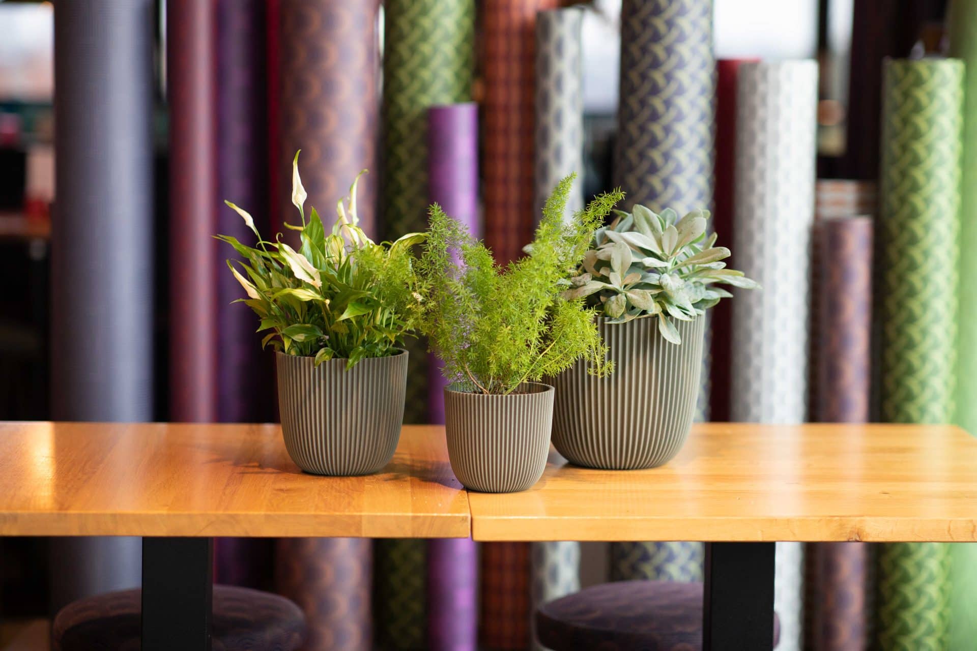 Capi Europe - Pot bol Groove 'made with' - 28x27 - Kunstgras groen