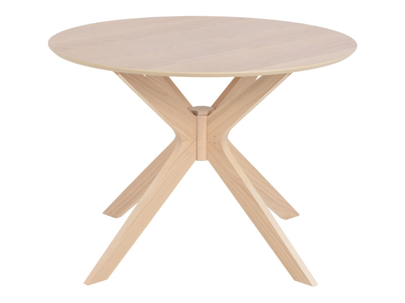 Stół okrągły Designo 105 cm, kolor oak lacquered