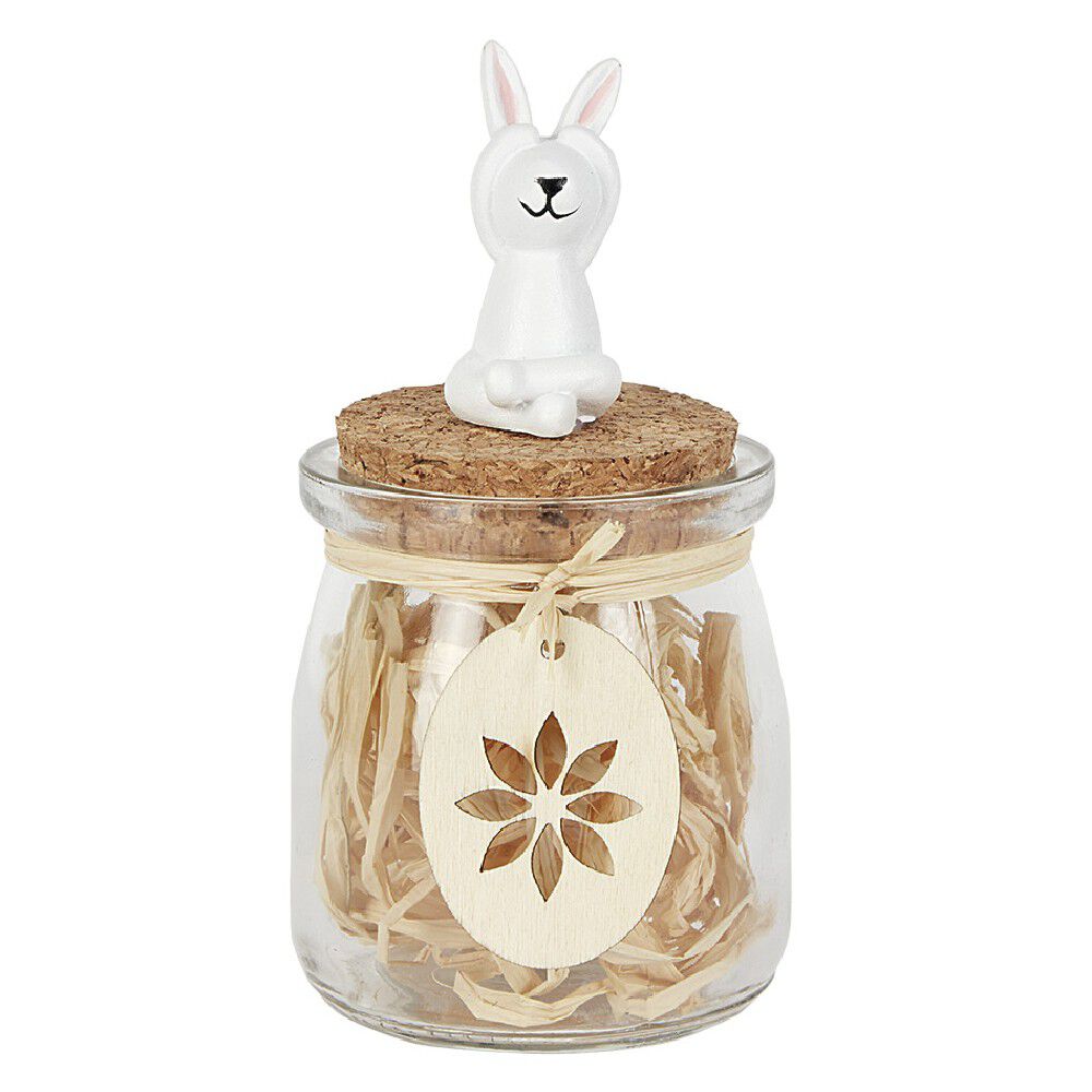 Bocal lapin déco de Pâques