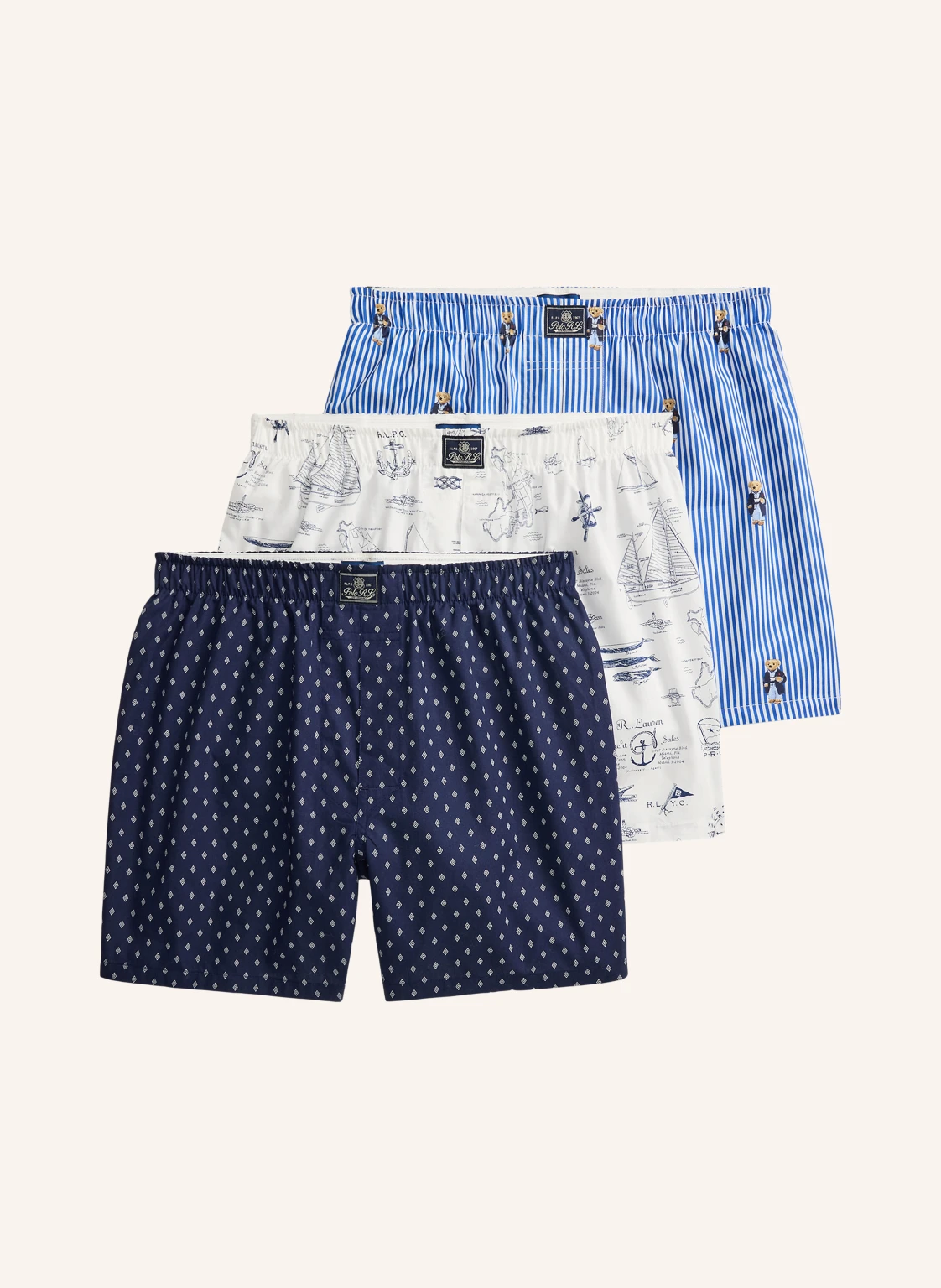 POLO RALPH LAUREN 3er-Pack Web-Boxershorts